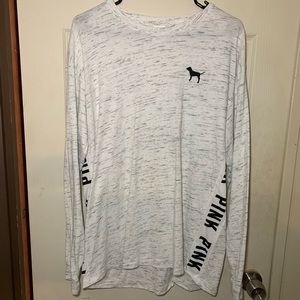 PINK white long sleeve